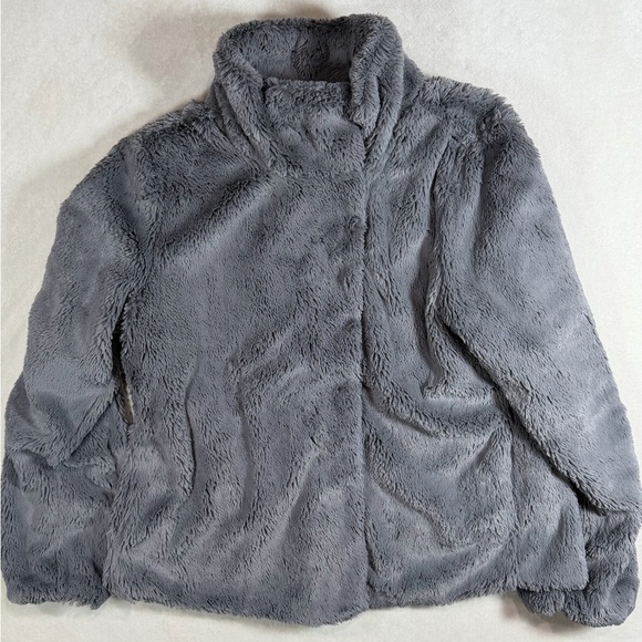 Patagonia XL Pelage Gray Lunar Frost Soft Lined High Pile Fleece Jacket - Picture 3 of 9